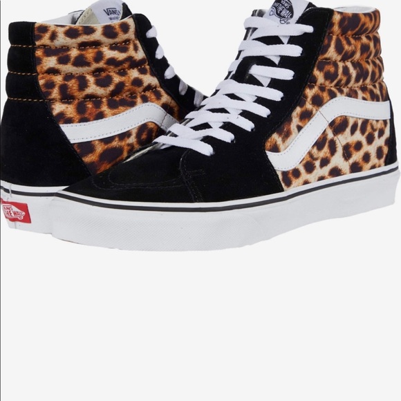 Vans Shoes - Vans Sk8-Hi Leopard/Black True White SZ 6.5 Womens NIB